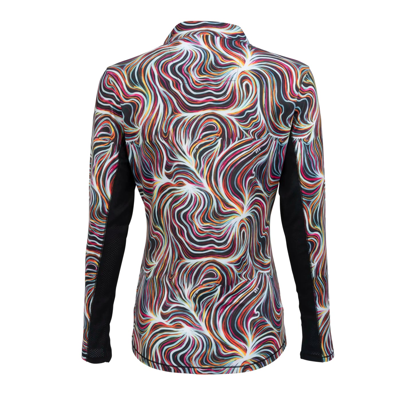 Nancy Lopez  Blast Qz Pullover Black Multi