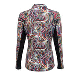 Nancy Lopez  Blast Qz Pullover Black Multi