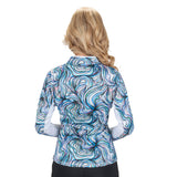 Nancy Lopez  Blast Qz Pullover White Multi