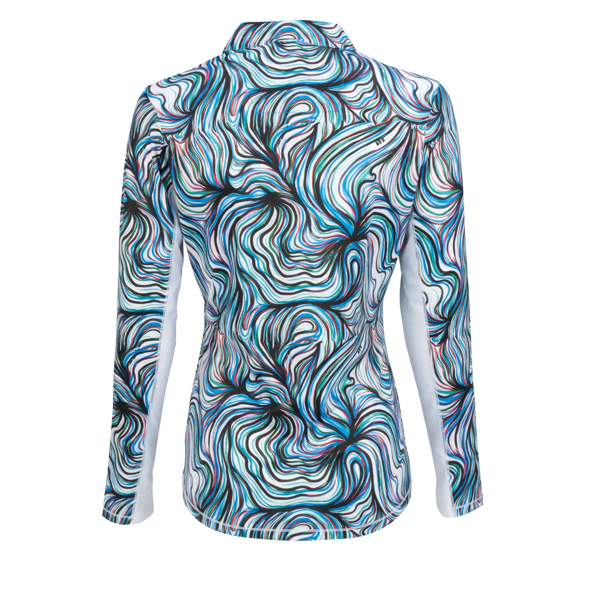 Nancy Lopez  Blast Qz Pullover White Multi