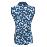 Nancy Lopez   Butterfly Sleeveless Polo Navy Multi
