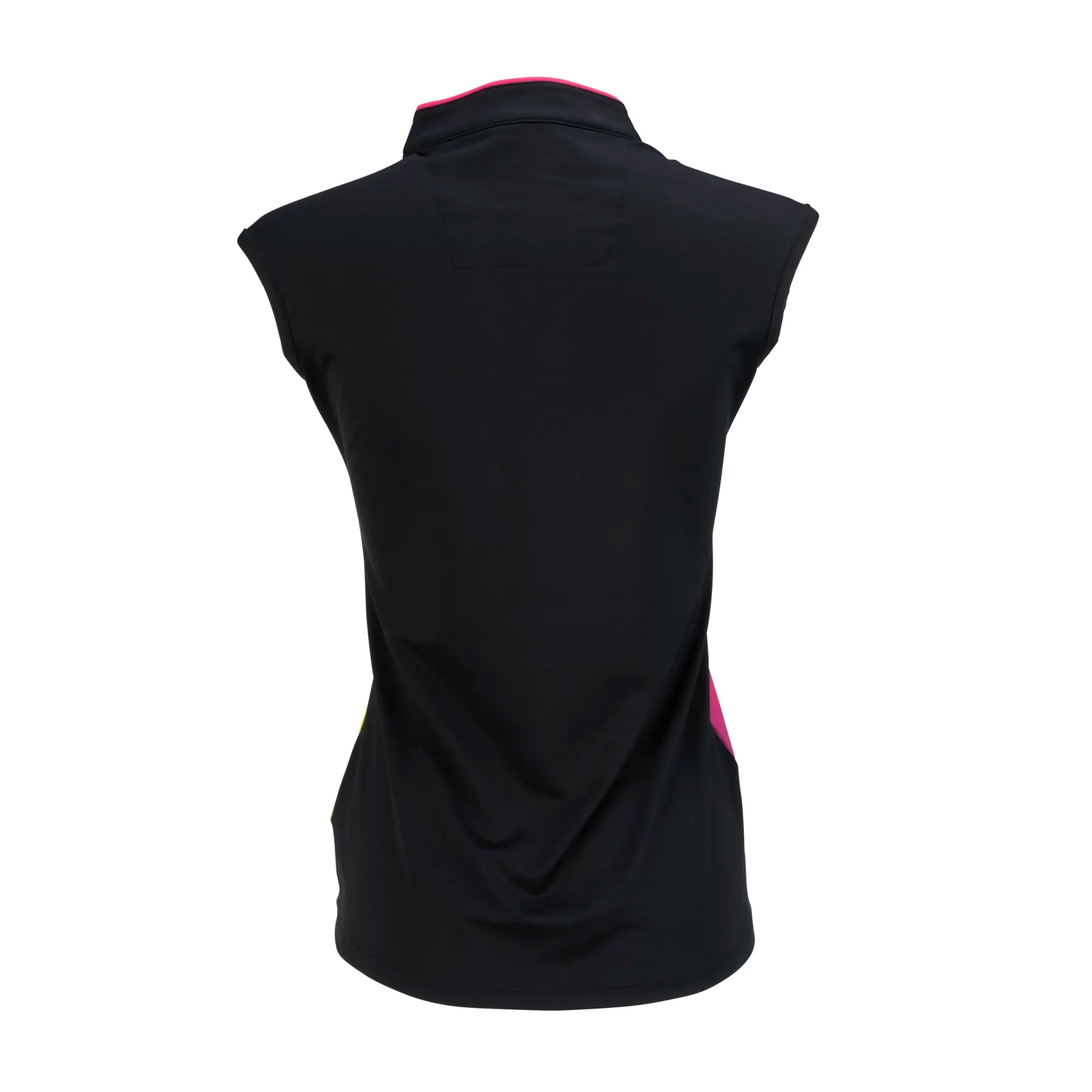 Nancy Lopez  Express Sleeveless Polo Black Multi