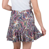 Nancy Lopez  Flip Skort Black Multi