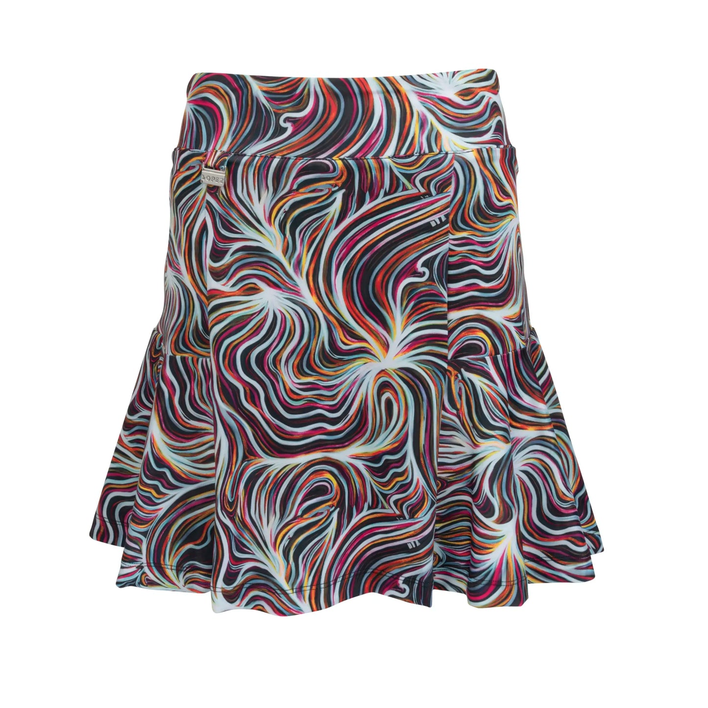 Nancy Lopez  Flip Skort Black Multi