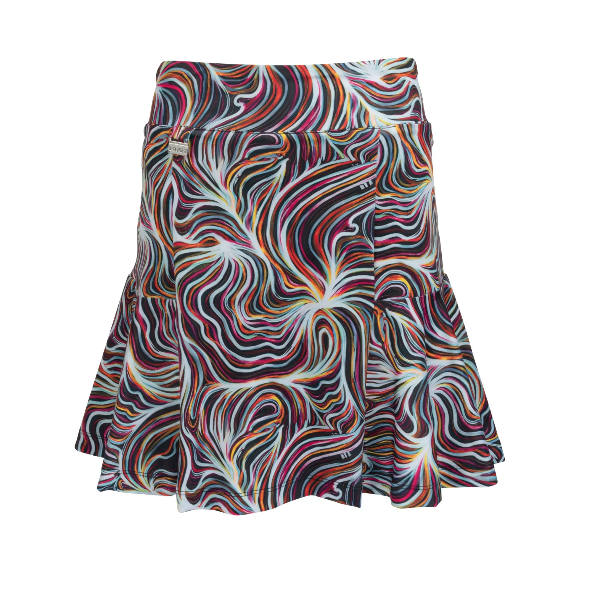 Nancy Lopez  Flip Skort Black Multi