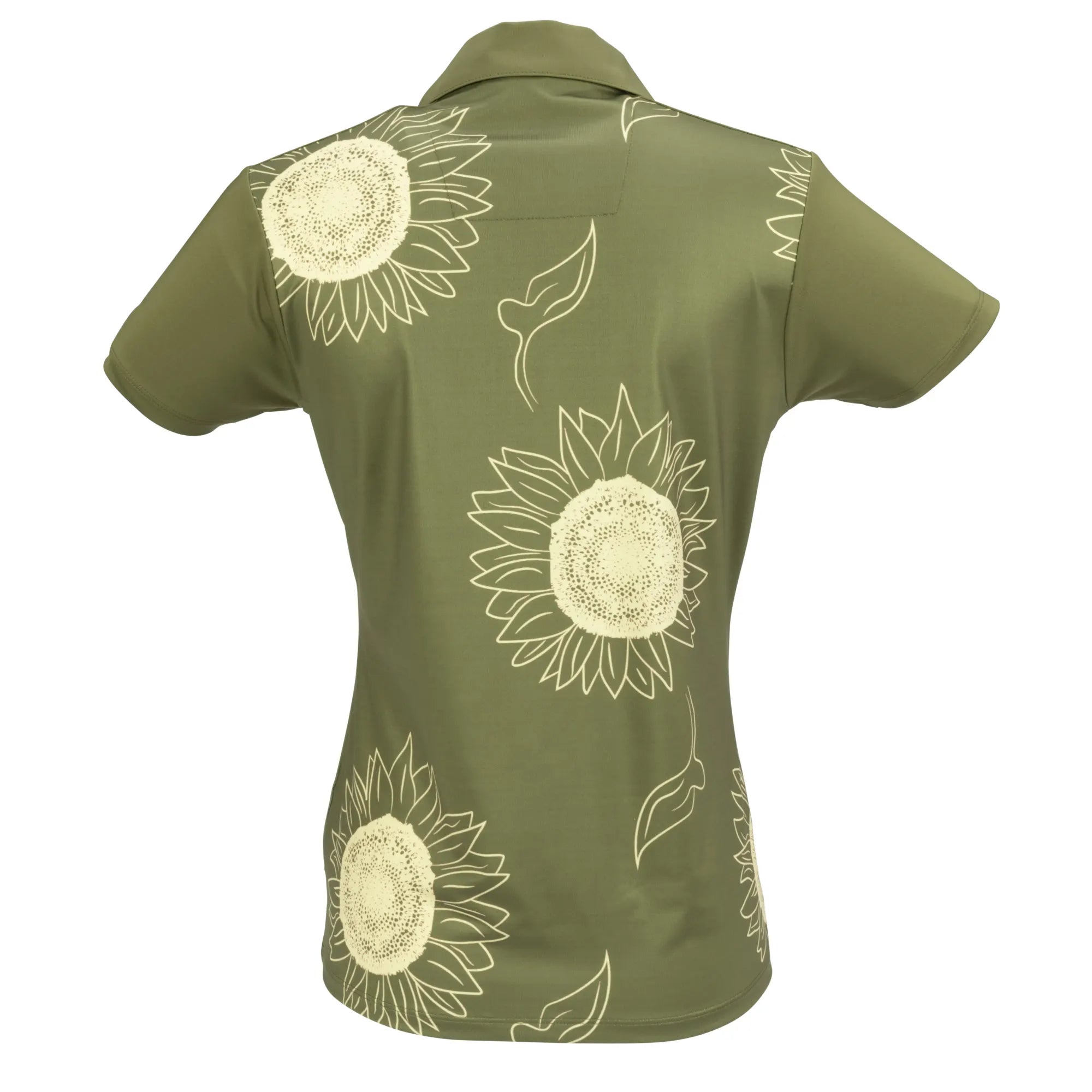 Nancy Lopez   Sunny Short Sleeve Polo Olive Multi