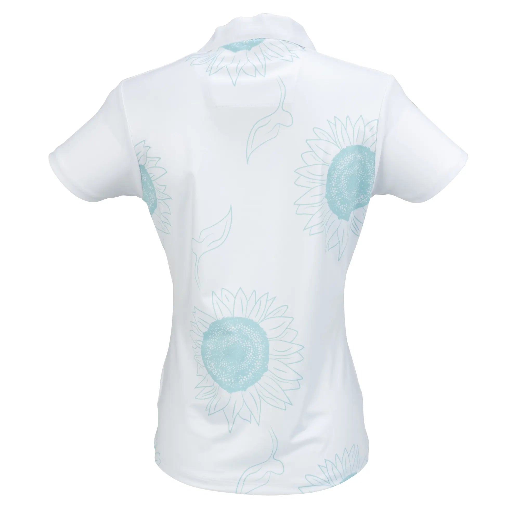 Nancy Lopez   Sunny Short Sleeve Polo White Multi