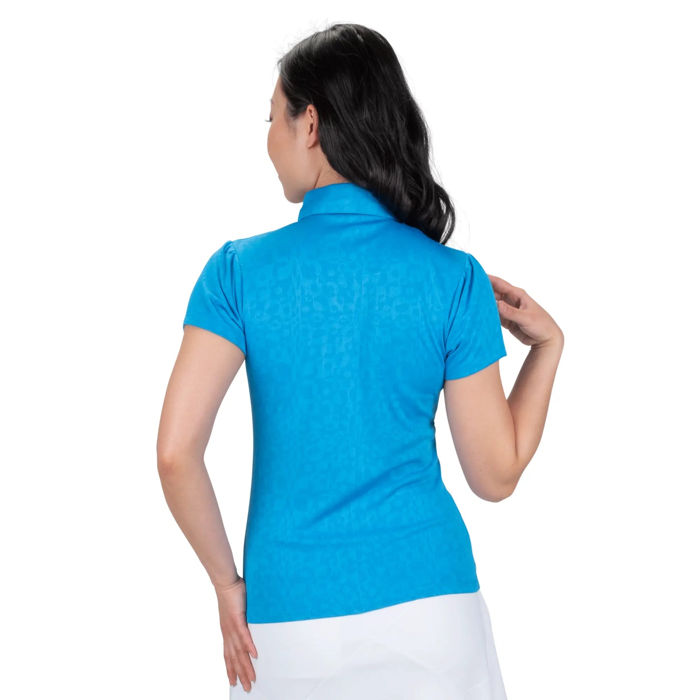 Nancy Lopez  Swagger Short Sleeve Polo Aster