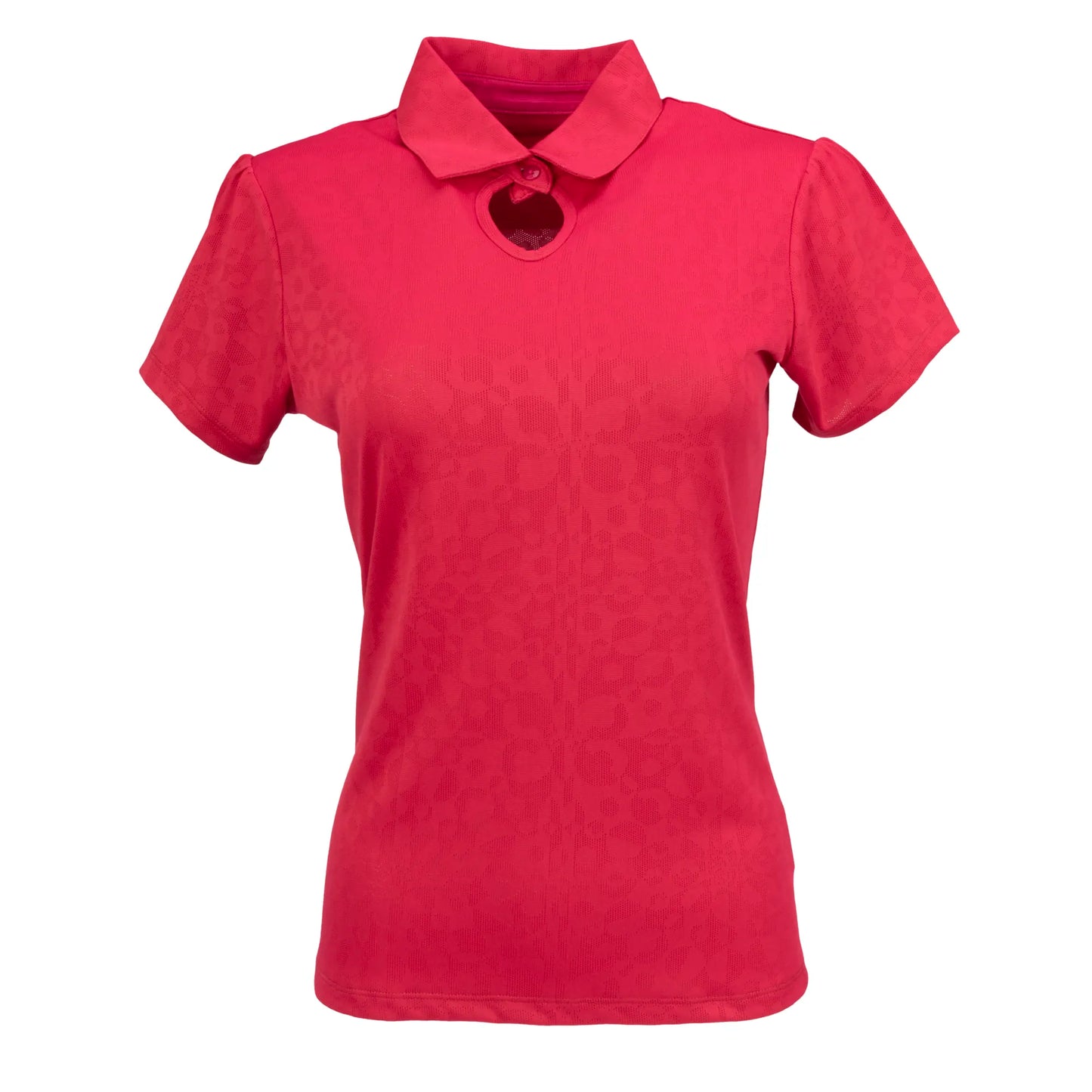 Nancy Lopez  Swagger Short Sleeve Polo Heart