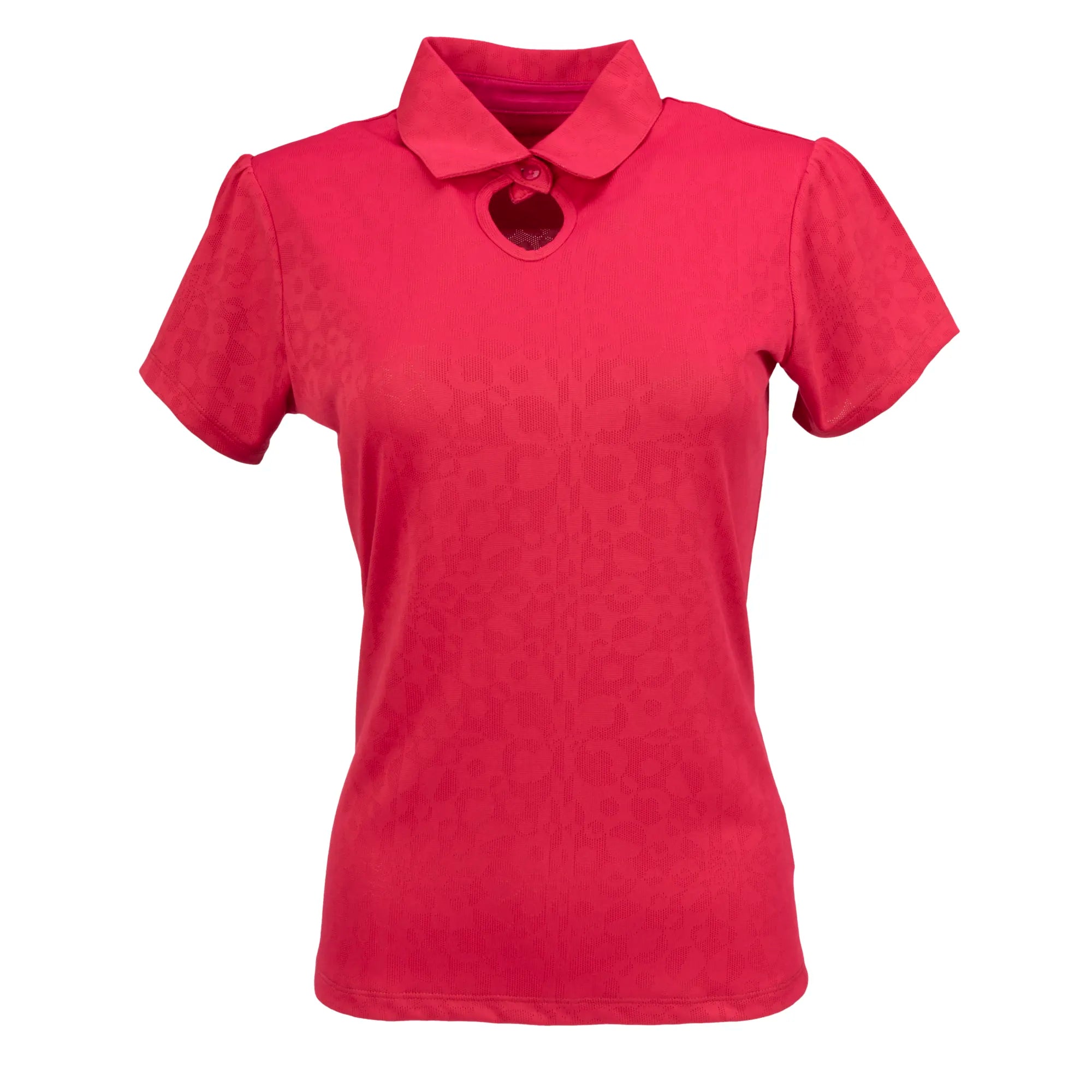 Nancy Lopez  Swagger Short Sleeve Polo Heart