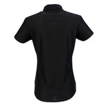 Nancy Lopez   Tempo Short Sleeve Polo Plus Black