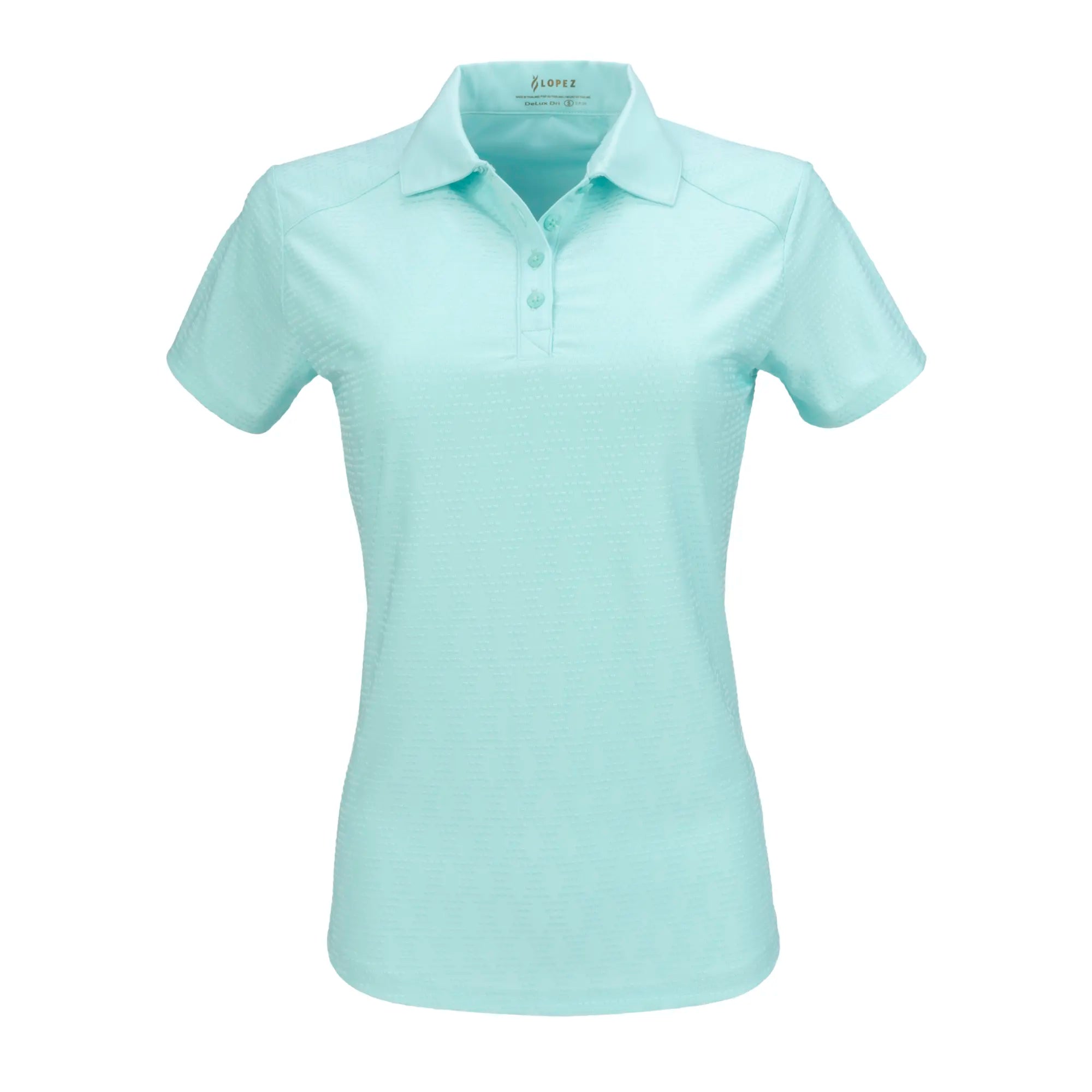 Nancy Lopez   Tempo Short Sleeve Polo Plus Ice