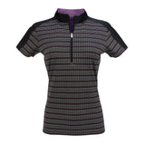 Nancy Lopez   Triumph Short Sleeve Polo Black Multi