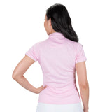 Nancy Lopez   Vine Short Sleeve Polo Burst Multi