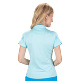 Nancy Lopez   Vine Short Sleeve Polo Ice Multi