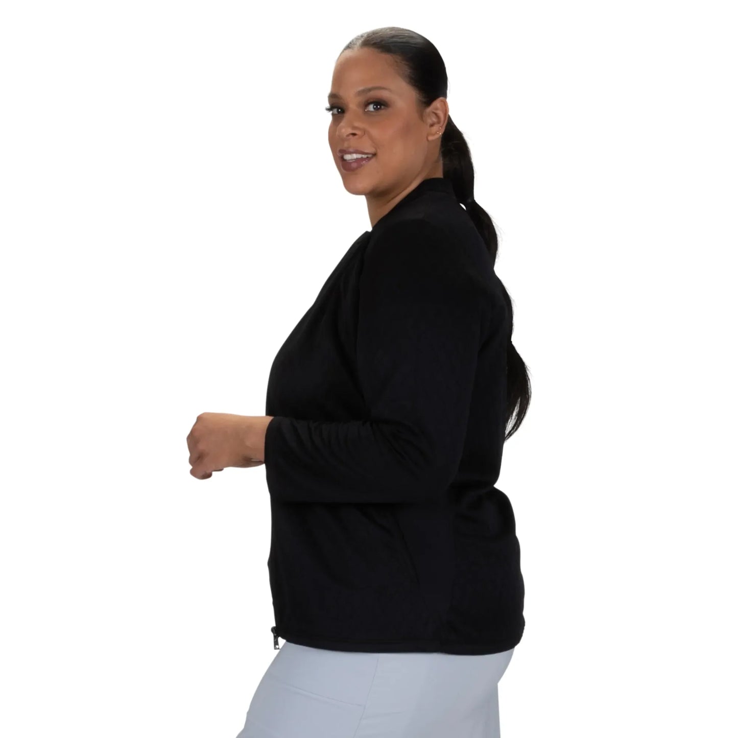 Nancy Lopez  Zeal Jacket Plus Black