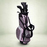 Nancy Lopez  Fairways 18-Piece Stand Bag Package Set - Pink Geo Pink Geo