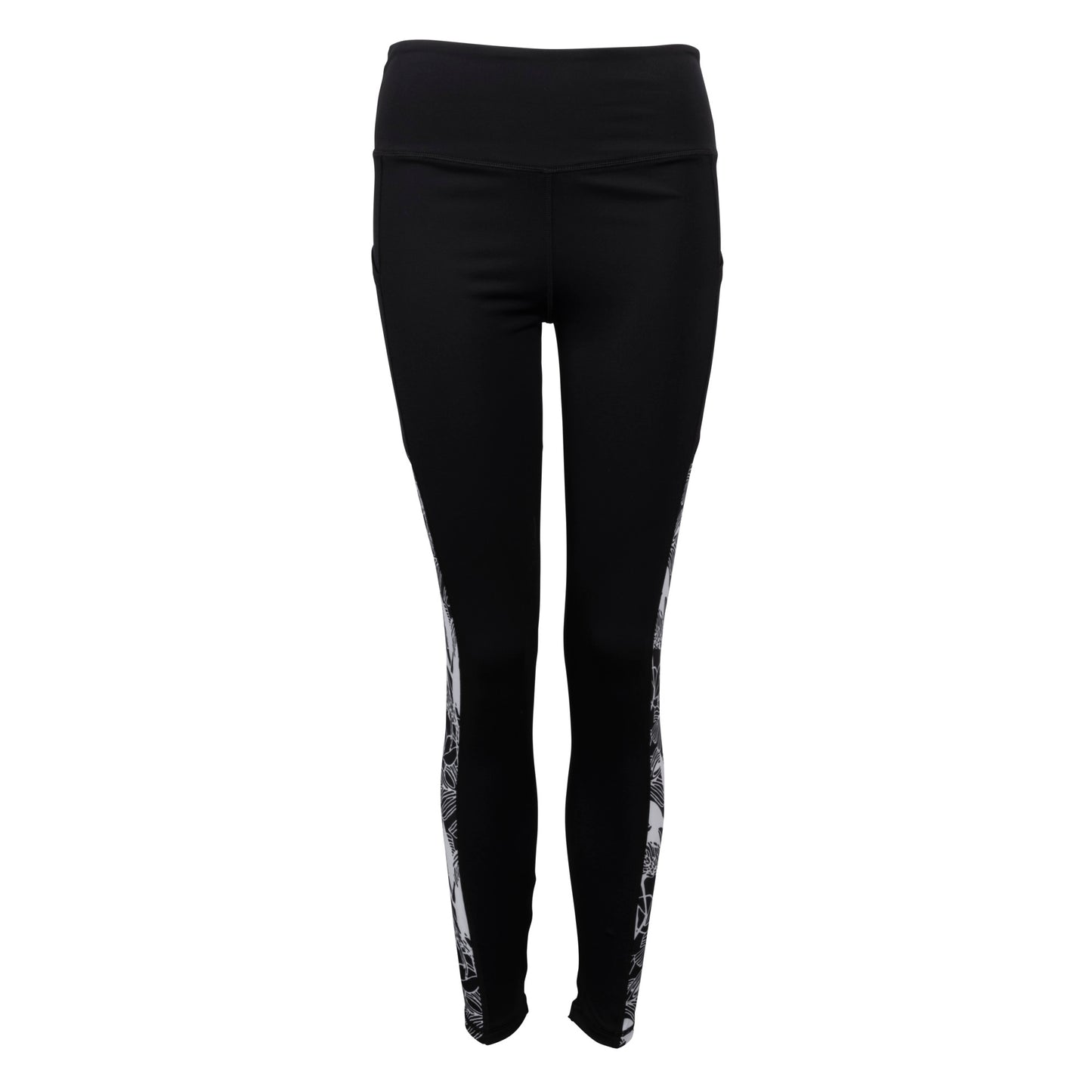 Nancy Lopez  Power Legging Black/White (Lush Print)